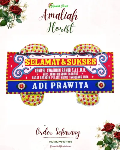 Karangan Bunga Ucapan Selamat tanjunglaya