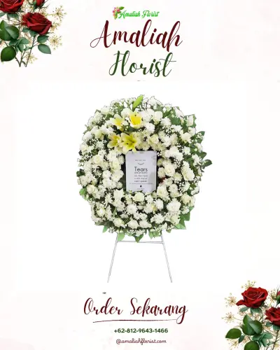 Krans Bunga Duka Cita tanjunglaya